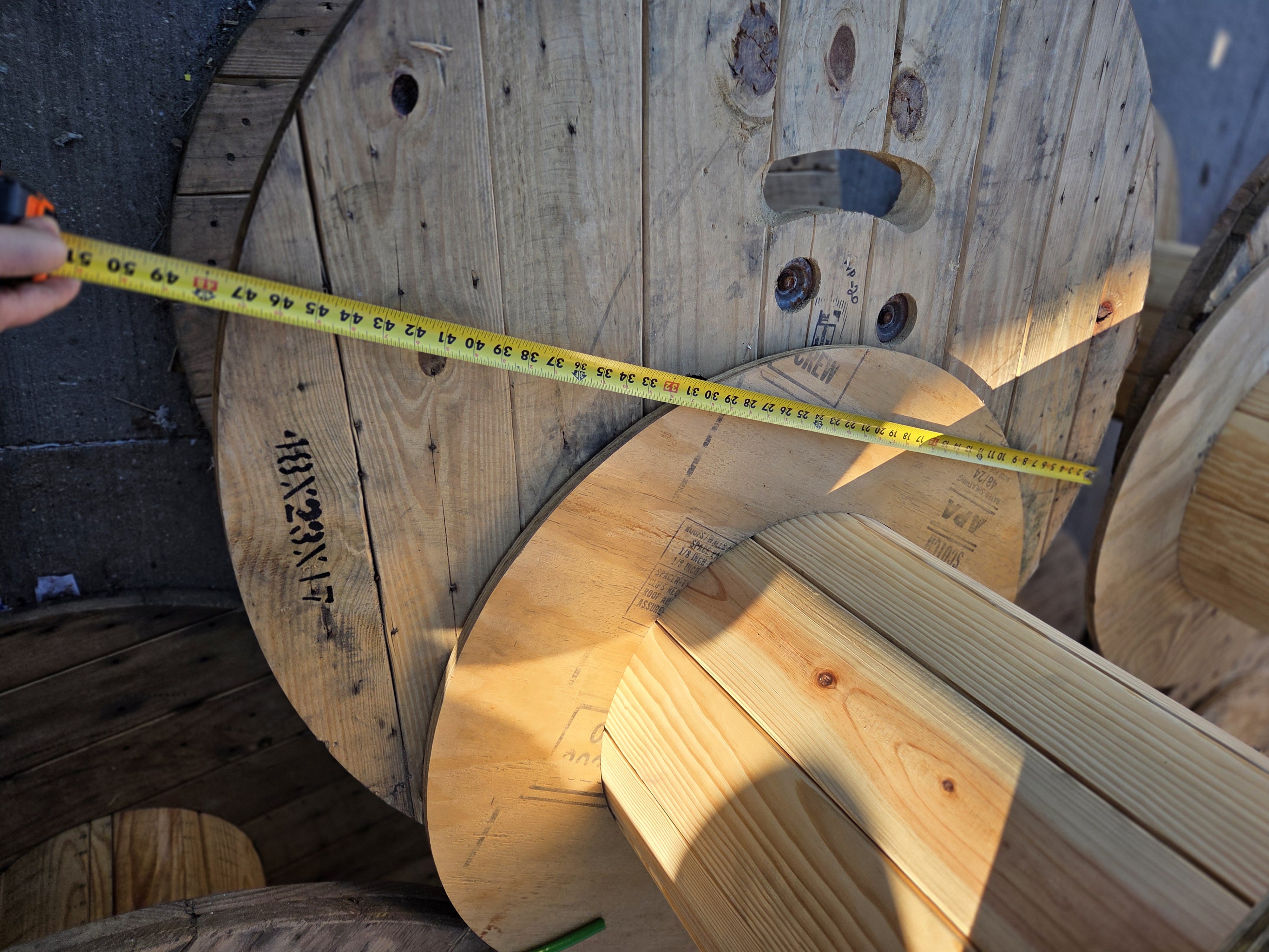 Used 48x48x30 Wooden Spools - Baltimore, MD 21224