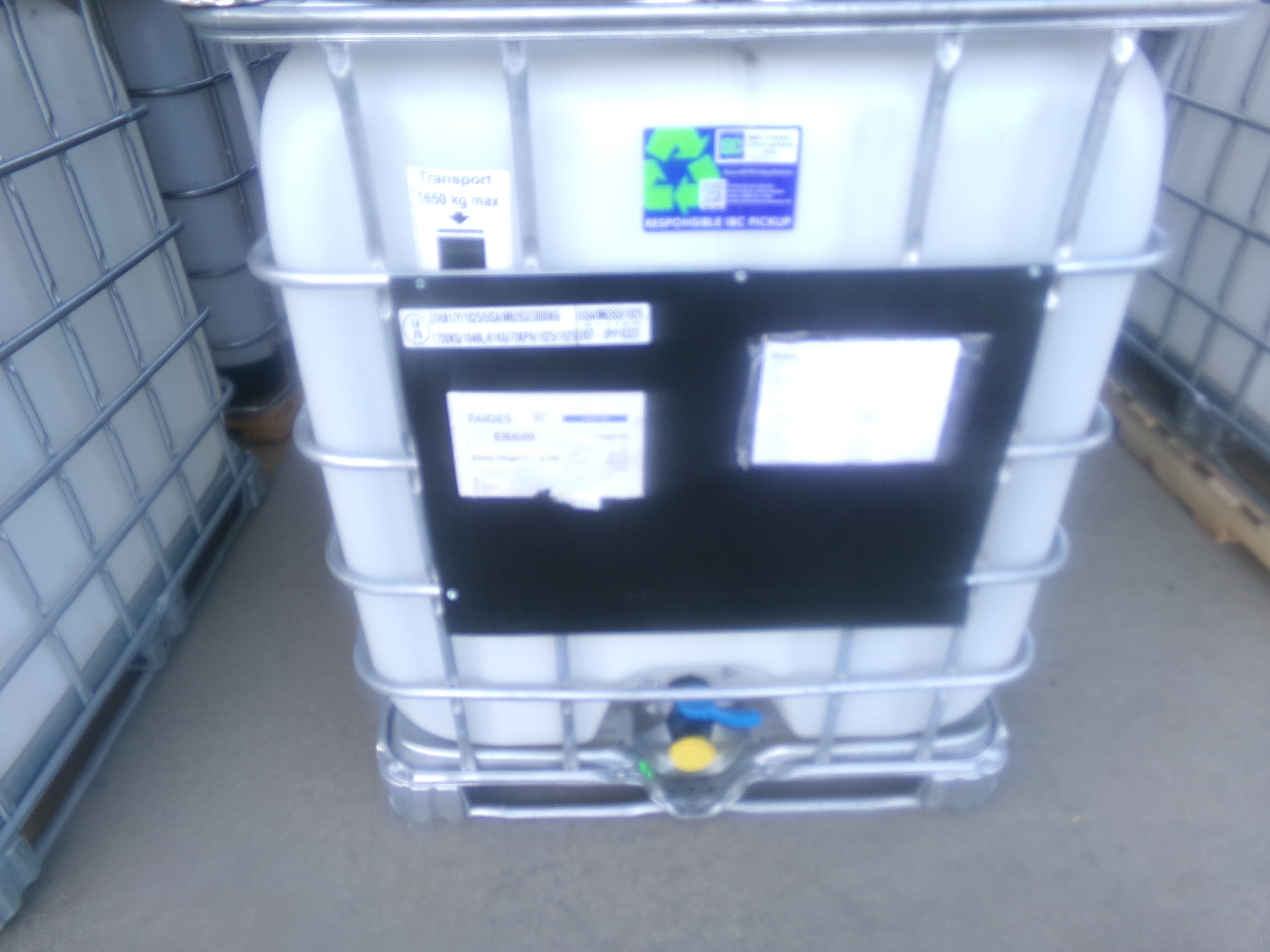 Rinsed IBC Totes