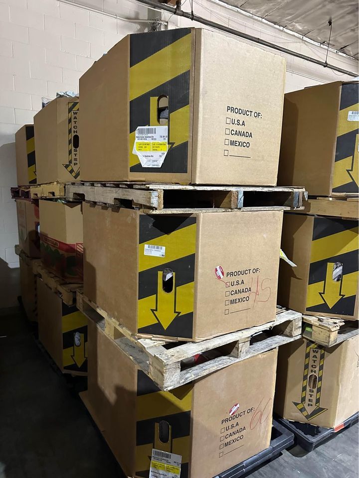 48 x 40 x 24 Watermelon Gaylord Boxes - Henrico VA 23231