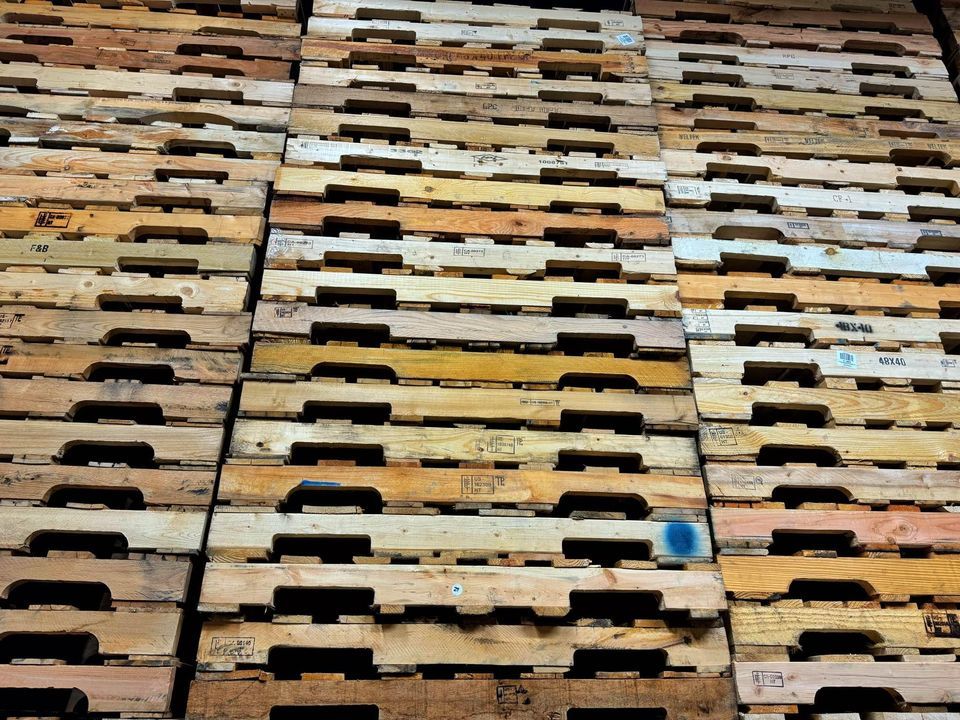 48 x 40 Used 2-Way Stringer CBA Pallets - Rapid City SD 57703