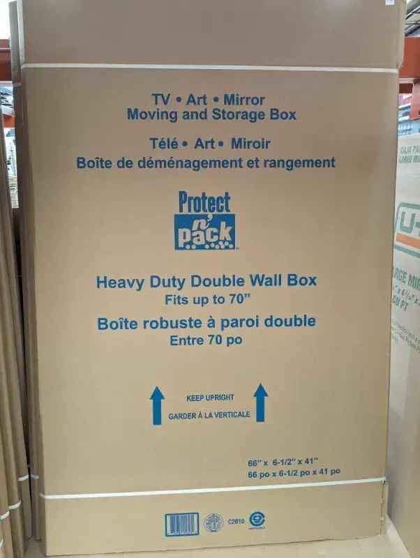 Used 66x6.5x41 Heavy Duty Shipping Boxes - Augusta ME 04332