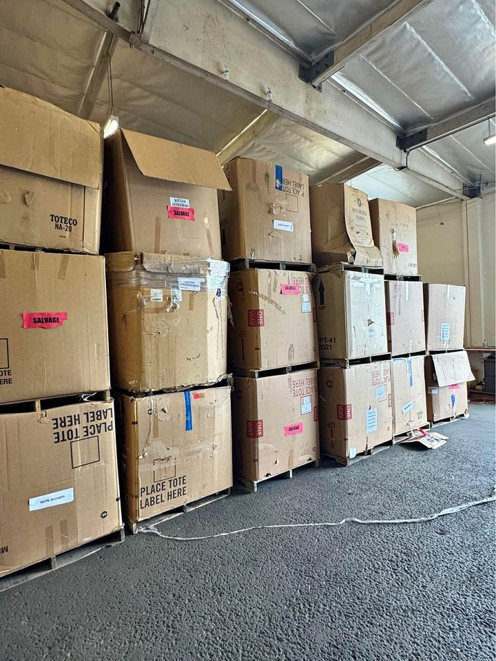 Used HPT-41 48x40x40 4 Wall Corrugated Boxes - Sacramento CA 95823